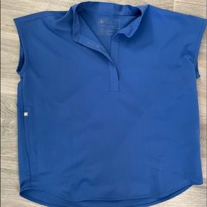 FIGS Rafaela Scrub Top - Denim - Size Small